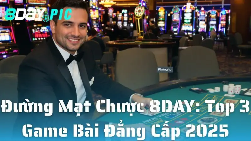 Đường Mạt Chược 8DAY: Top 3 Game Bài Đẳng Cấp Nhất 2025